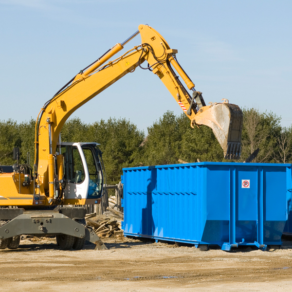 how many times can i have a residential dumpster rental emptied in Brixey